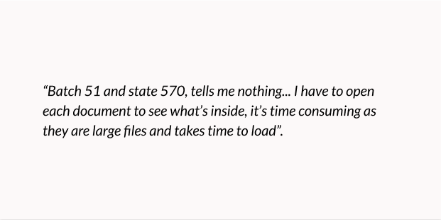 User Quote mentioned during interview