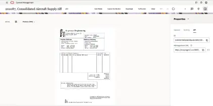 Oracle Content Management before migration
