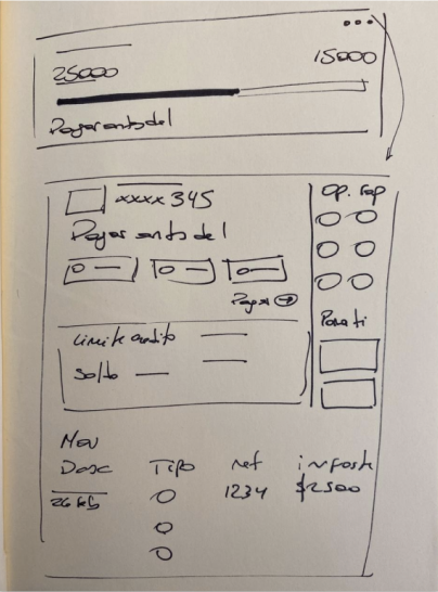 Sample of hand drawn concept